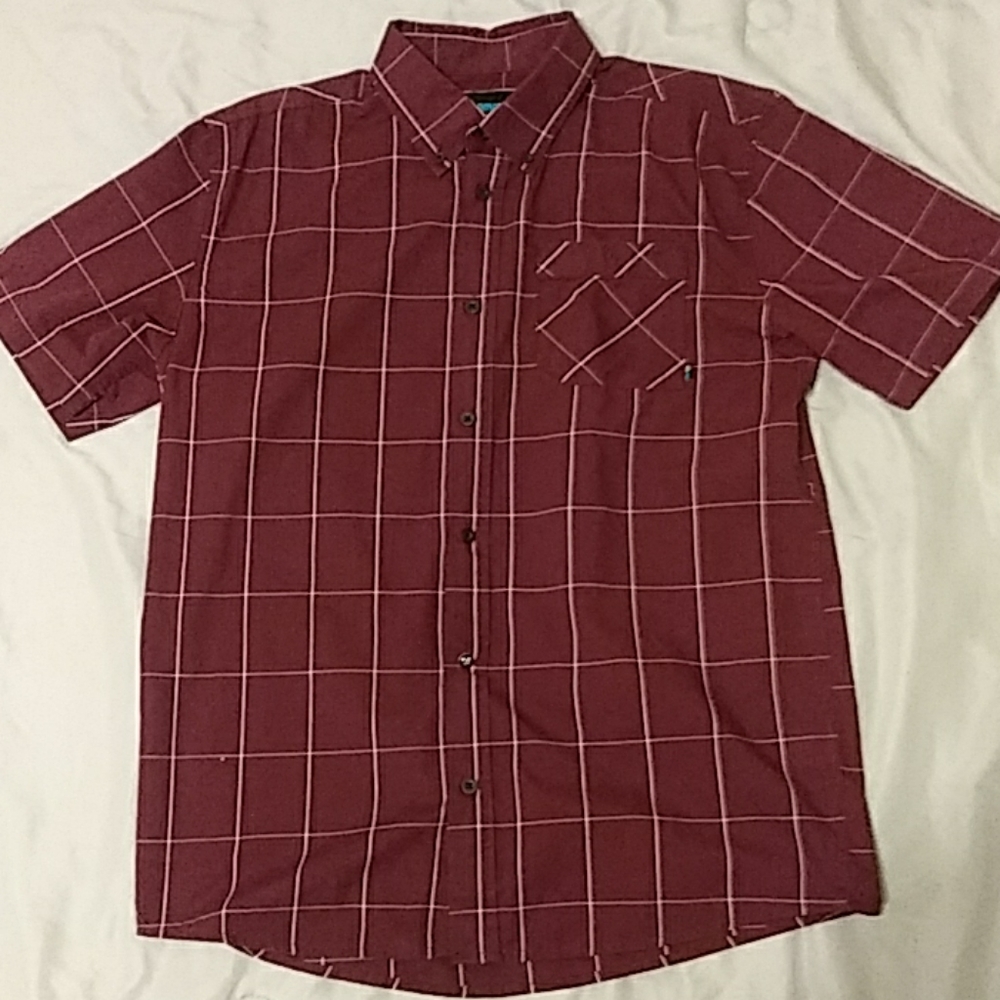 Maroon dress shirt